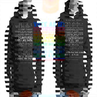 Vote As If Your Life Depends On It Human Rights Hoodie - Thegiftio UK