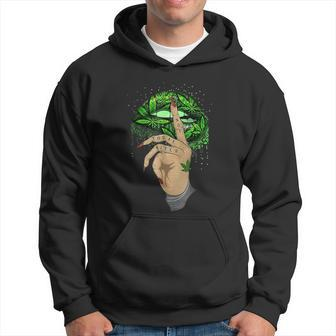 Weed Lips Not Today Bitch Shhh Cannabis Lips Woman Graphic Design Printed Casual Daily Basic Hoodie - Thegiftio UK