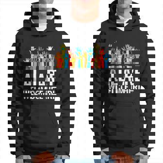 All Are Welcome Here Immigrant Rights Diversity Men Hoodie - Thegiftio