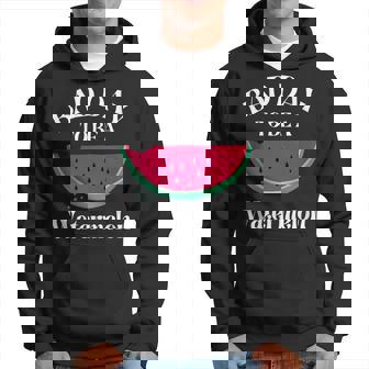 Womens Bad Day To Be A Watermelon Funny Summer Hoodie - Thegiftio UK