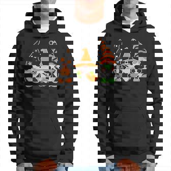 Womens Halloween Gnome Design - Three Gnomes Hoodie - Thegiftio UK