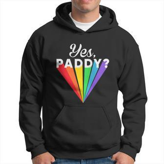 Yes Paddy Rainbow St Pattys Day Daddy Lgbt Gay Pride Month 2022 Men Hoodie - Thegiftio UK