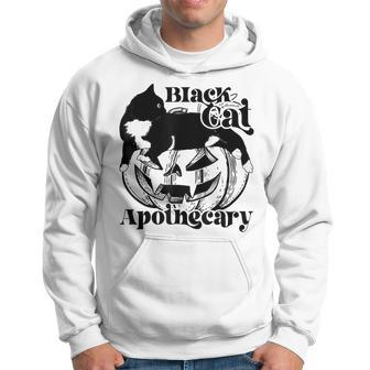 Black Cat Apothecary Cat Witch Pumpkin Halloween Costume V2 Hoodie - Seseable
