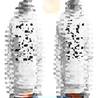 Dalmatian Dog Pattern Funny Diy Costume Easy Halloween 2019 Men Hoodie Graphic Print Hooded Sweatshirt - Thegiftio