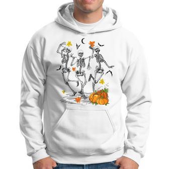 Funny Skeletons Dancing Halloween Dancing Hoodie - Seseable