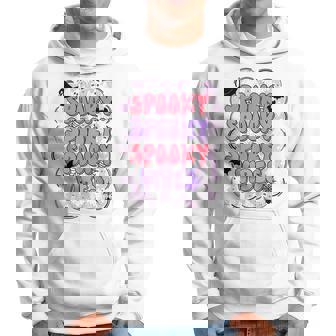 Groovy Spooky Season Spooky Vibes Hippie Halloween Costume Hoodie - Thegiftio UK