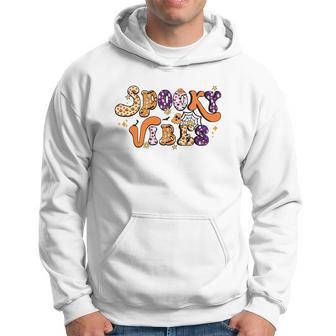 Groovy Style Thick Thights And Spooky Vibes Halloween Hoodie - Seseable