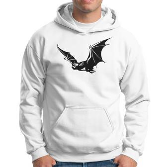 Halloween Bat Flying Black Idea Gift For You Men Hoodie Graphic Print Hooded Sweatshirt - Seseable