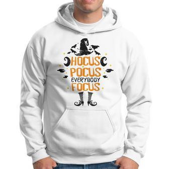 Halloween Hocus Pocus Everybody Focus Funny Teacher Costume V2 Hoodie - Seseable