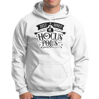 Halloween Just A Bunch Of Hocus Pocus Black V2 Men Hoodie Graphic Print Hooded Sweatshirt - Seseable