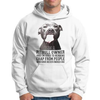 I Am A Pit Bull Owner Men Hoodie - Thegiftio UK