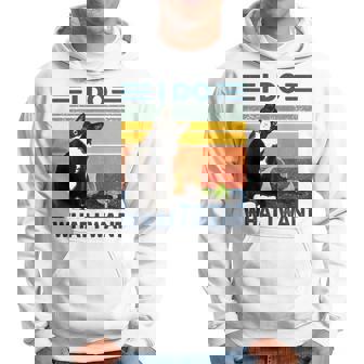 I Do What I Want Funny Tuxedo Cat Men Hoodie - Thegiftio