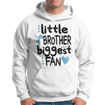 Little Brother Biggest Fan Dance Brother Of A Dancer Graphic Design Printed Casual Daily Basic Men Hoodie - Thegiftio UK
