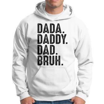 Mens Dada Daddy Dad Bruh Funny Dad S For Men Fathers Day Dad Men Hoodie - Thegiftio UK