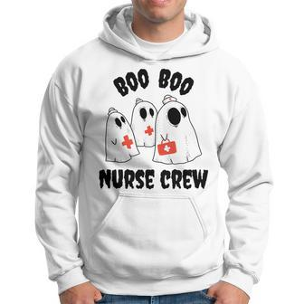 Nurse Halloween Boo Boo Crew Cute Ghosts Pediatric Rn Sweatshirt Men Hoodie - Thegiftio UK