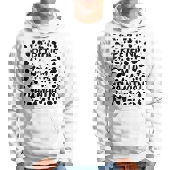 Pretend Im A Dalmatian Costume For Women Halloween Men Hoodie - Thegiftio
