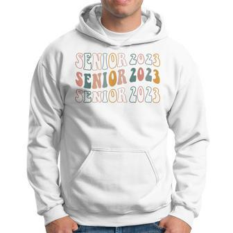 Senior 2023 Retro Class Of 2023 Seniors Graduation 23 Gifts Hoodie - Thegiftio UK