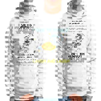 Sometimes I Talk To Myself Then We Both Laugh And Laugh Funny Turtle Men Hoodie - Thegiftio UK