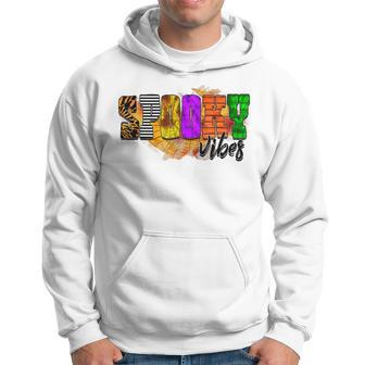 Spooky Vibes Funny Group Matching Halloween Costume Hoodie - Seseable