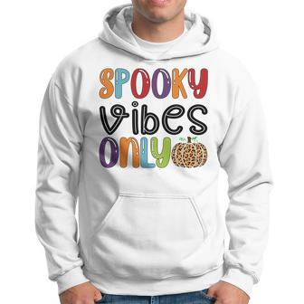 Spooky Vibes Only Colorful Halloween Hoodie - Seseable