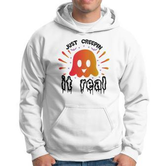 The Boos Just Creepin It Real Halloween Hoodie - Seseable