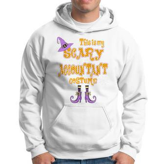 This Is My Scary Accountant Costume Halloween Men Hoodie Graphic Print Hooded Sweatshirt - Thegiftio UK