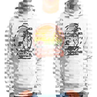 Vintage Tybee Island Georgia Ga Retro 80S Summer Vacation Men Hoodie Graphic Print Hooded Sweatshirt - Thegiftio UK