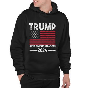 2024 Trump Save America Again Usa Flag Gift Hoodie - Monsterry