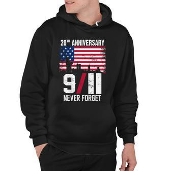 20Th Anniversary Never Forget 911 September 11Th Hoodie - Thegiftio UK