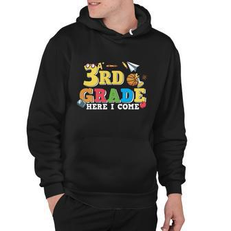 3Rd Grade Here I Come Back To School V2 Hoodie - Monsterry CA