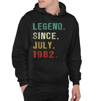 40 Years Old Legend Since July 1982 40Th Birthday Gifts Hoodie - Seseable