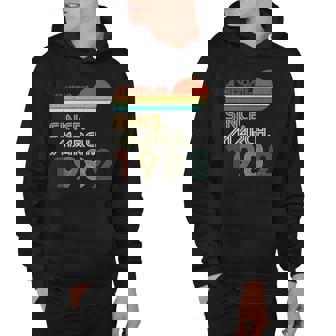 41St Birthday Vintage Awesome Since March 1982 41 Years Hoodie | Mazezy