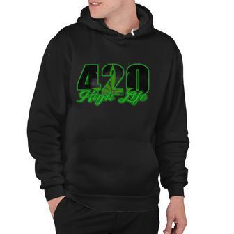 420 High Life Medical Marijuana Weed Hoodie - Monsterry UK