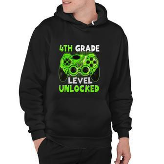 4Th Grade Level Unlocked Graphic Video Gamer Back To School Hoodie - Monsterry