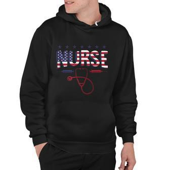 4Th Of July 2021 Or Independence Day Or 4Th Of July Nurse Gift Hoodie - Monsterry DE