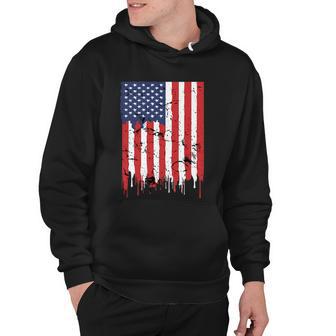 4Th Of July American Flag Vintage Design Patriotic Hoodie - Monsterry CA