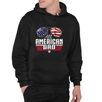 4Th Of July Family Matching All American Dad American Flag Hoodie - Monsterry DE