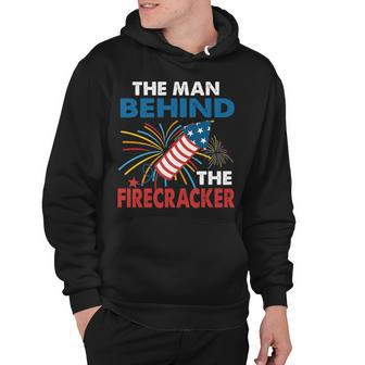 4Th Of July Pregnancy The Man Behind The Firecrack Hoodie - Thegiftio UK