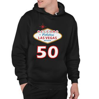 50 Years Old In Vegas - 50Th Birthday Tshirt Hoodie - Monsterry