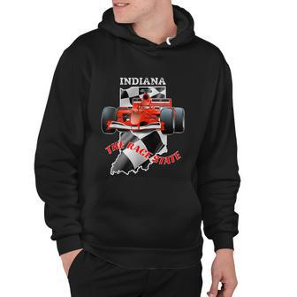 500 Indianapolis Indiana The Race State Checkered Flag Hoodie - Monsterry UK