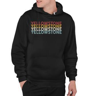 70S Usa - Retro Vintage Yellowstone National Park Hoodie - Thegiftio UK