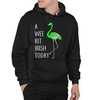 A Wee Bit Irish Today Flamingo Tshirt Hoodie - Monsterry