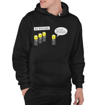 Aa Meeting Funny Alcohol Drinking Tshirt Hoodie - Monsterry UK