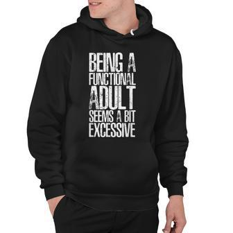 Adult-Ish Adulting | 18Th Birthday Gifts | Funny Sarcastic Hoodie - Seseable