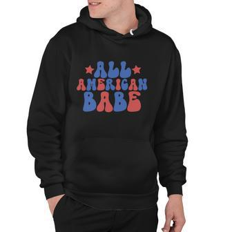 All American Babe 4Th Of July Hoodie - Monsterry