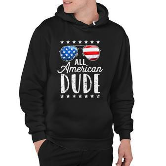 All American Dude 4Th Of July Boys Kids Sunglasses Family Hoodie - Monsterry DE