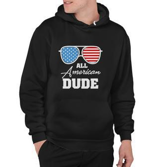 All American Dude 4Th Of July Independence Hoodie - Monsterry