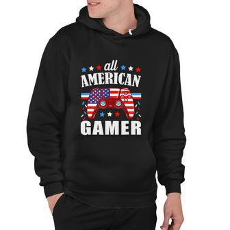 All American Gamer Boys Funny 4Th Of July Video Game Hoodie - Monsterry UK