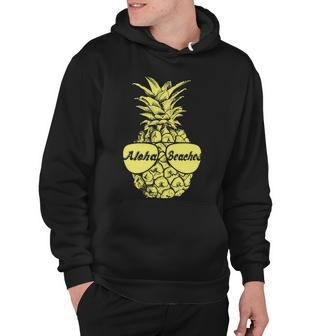 Aloha Beaches Pineapple Tshirt Hoodie - Monsterry