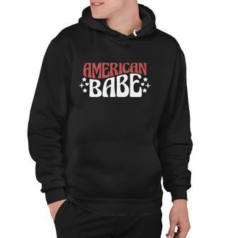 American Babe White 4Th Of July Hoodie - Monsterry
